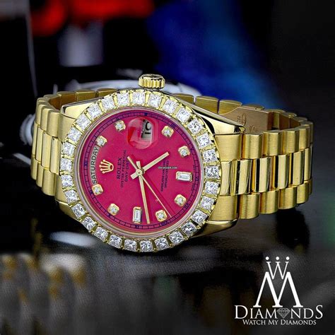 red faced presidential rolex|chrono24 Rolex presidential.